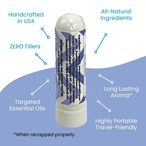 CHILL PILL 2PK Essential Oil Blend – Aromatherapy Tube with Lavender, Chamomile, Clary Sage – Soothing, Calming, Relaxing Fragrance – Stocking Stuffer