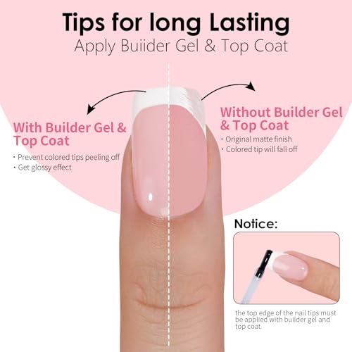 Canvalite Soft Gel French Tip Nails, 180 Pcs Extra Short Press on Nails for Women Flexible Pre-Painted White French Tip Gel Nails Nail Tips No File Need DIY Manicure Gifts for Women, Glue Not Included