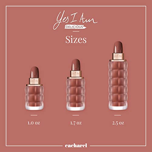 Cacharel Yes I Am Delicious Eau de Parfum Spray Perfume for Women - Green Mandarin, Jasmin Hazelnut & Chocolate Milk Accord Fragrance