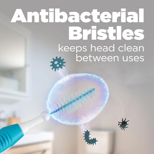 GUM Proxabrush Go-Betweens - Wide - Interdental Brushes - Soft Bristled Dental Picks for Plaque Removal Health - Safe for Braces & Dental Devices, 10ct (Pack of 6)