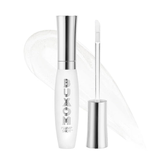 Buxom Plump Shot Peptide-Infused Lip Serum, Lip Plumping Gloss, Formulated with Advanced Peptides, Hyaluronic Acid, Avocado & Jojoba Oil