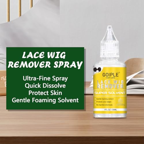 Lace Melting Spray for Glueless Wigs - Essentials Kit with Lace Front Wig Glue & Remover