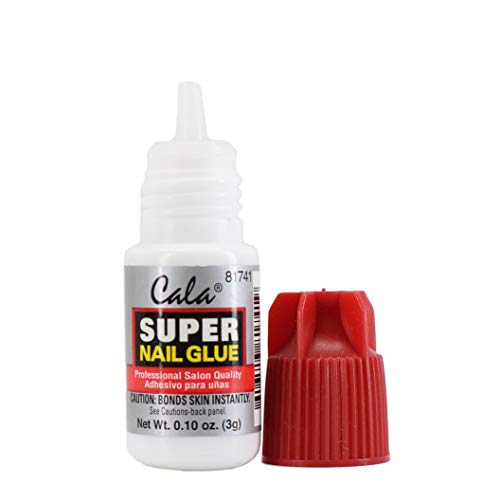 Cala Super Nail Glue Professional Salon Quality | Quick and Strong Nail Liquid Adhesive (12 Bottles)