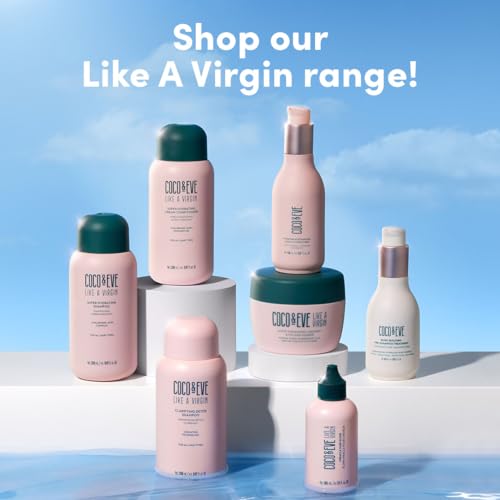 Coco & Eve Like A Virgin Super Hydrating Shampoo - Natural, Sulfate free Hair Care with Argan Oil, Coconut and Avocado Oil. For Dry Damaged, Color Treated Hair.