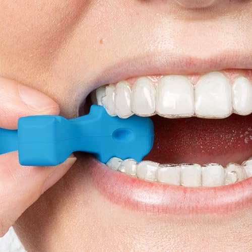 Invisalign Munchies EPS Aligner and Retainer Tray Seaters, Aligner Chewies (Pack of 2) (Blue)