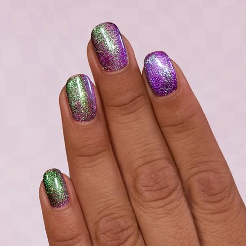 ILNP Warped - Green to Purple Magnetic Shimmer Nail Polish - Vegan, Cruelty Free, Non Toxic