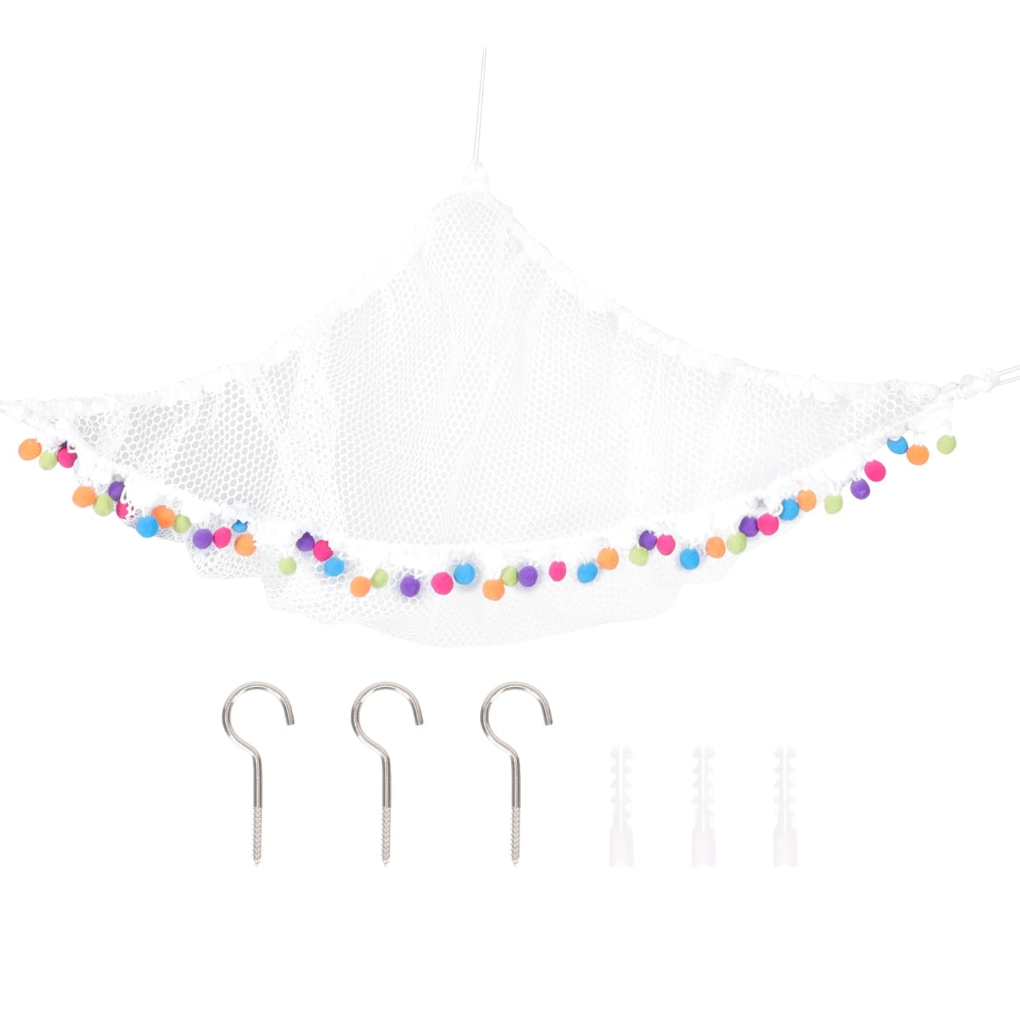 HOOWIFFY Toy Hammock 1 Set for Child Toy Organizer in Boys and Girls Room