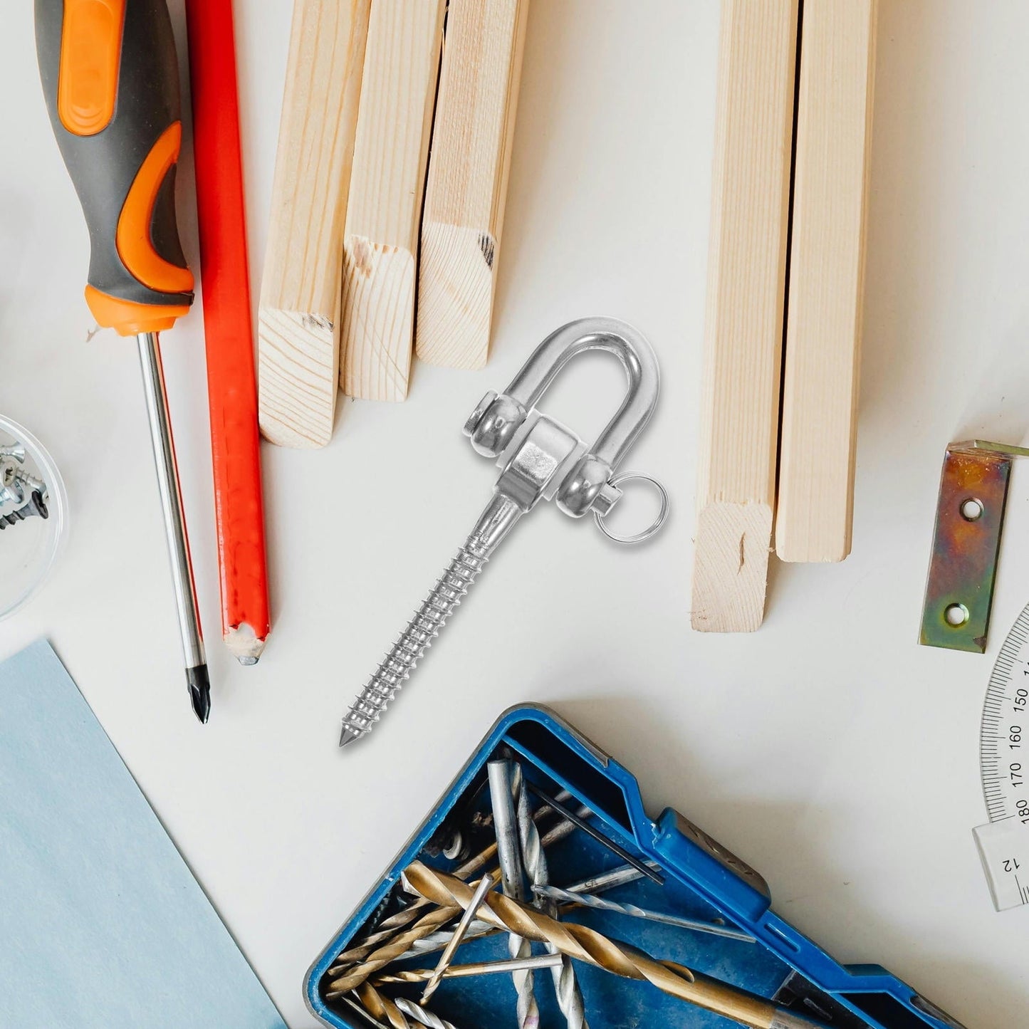 KALLORY 1Pack Heavy Duty Swing Hangers for Hammock Chair Mounting Bracket on Porch