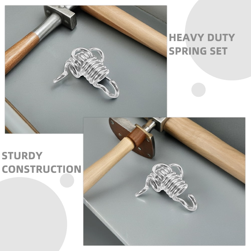 Homoyoyo 4pcs Hammock Spring Kit Stable Hanging Components for Patio Furniture Accessories