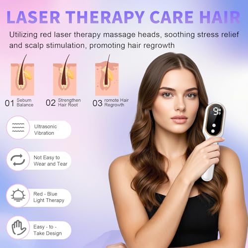 Laser Hair Growth Comb - Handheld Hair Growth Comb Device Promotes Hair Growth for Thicker, Healthier Hair