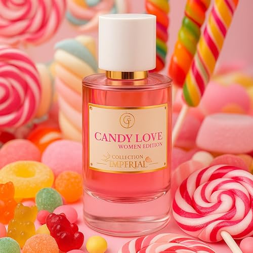 Candy Love Perfume for Women – Sweet & Addictive Vanilla Caramel Scent – Long Lasting French Extrait de Parfum – Luxury Gift Box Presentation – 1.7 FL OZ