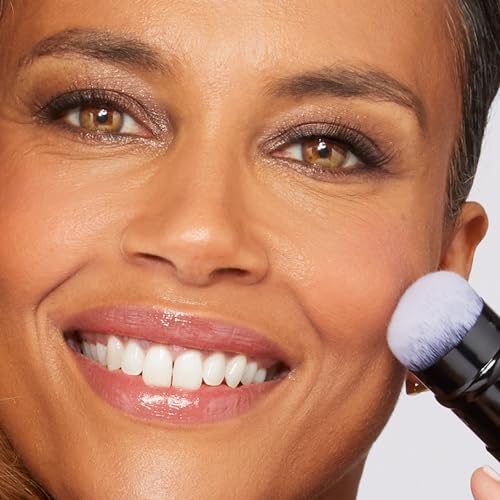 LAURA GELLER NEW YORK Laura's Must-Haves Kit 3pc: Baked Balance-n-Brighten Powder Foundation, Golden Medium + Spackle Skin Perfecting Makeup Primer, Hydrate + Airbrush Round Kabuki Brush