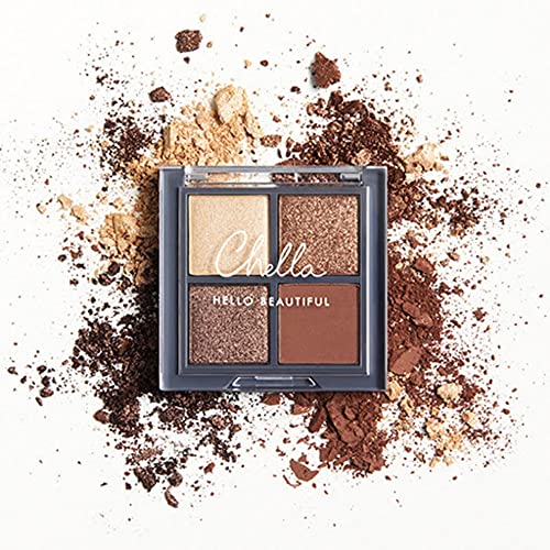 Chella Makeup Eyeshadow Palette, Travel Size, Manifest
