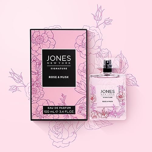 Jones New York Rose & Musk Eau De Parfum Fragrance for Women 3.4 fl oz
