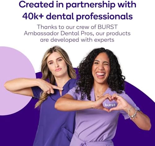 BURST Pro Sonic Electric Toothbrush Genuine Replacement Heads (White/3 Pack) | Soft Bristles for Deep Clean, Stain & Plaque Removal