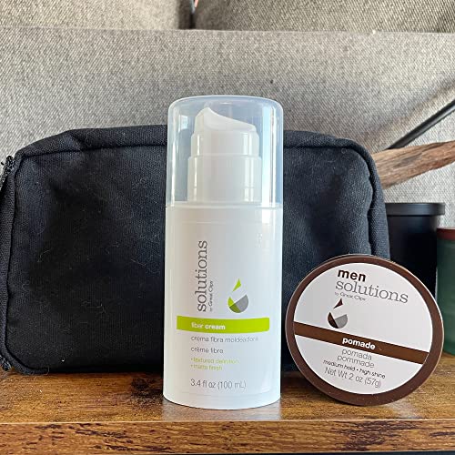 GREAT CLIPS Solutions Fiber Cream 3.4oz | Firm Hold with Pliable Styling | Create Volume and Lift | Great for Naturally Curly Hair