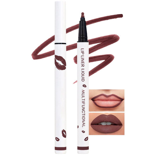 Kaely Matte Lip Tint Stain Marker Pen,2in1 Liquid Lipstick & Lip Liner Pencil,Long Lasting Waterproof 24 Hour Lip gloss for Women,tinta para labios labiales mate 24 horas originales,11