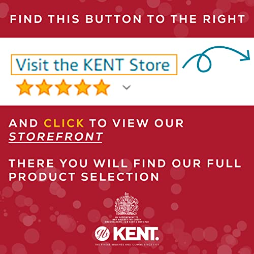 Kent 10T Large Detangler Comb, Handmade Wide Tooth Comb for Curly Hair, Detangling Combs For Wet and Dry Hair, Combs for Thick Hair, Saw-Cut and Hand Polished Made in England