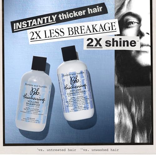 Bumble and bumble. Thickening Volumizing Conditioner | For Instant Fullness | Moisturizing | Color Safe | Straight to Wavy
