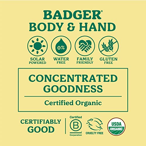 Badger Cuticle Care, 100% Organic Cuticle Cream for Natural Nail Care, Soothe & Restore Dry & Splitting Cuticles, Rich Shea Butter, Light Citrus Scent, .75oz Tin, 2-Pack