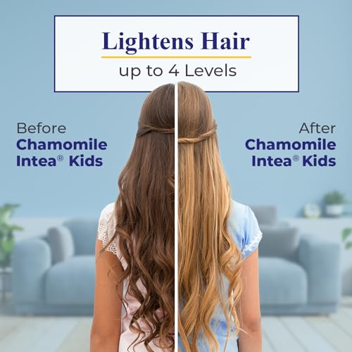 Camomila Intea Hair Lightener For Kids– Premium Sun Lightening Spray for Hair – Chamomile Hair Lightener Spray for Naturally Lighten Hair – No Bleach/Ammonia – Child-Friendly Formula - 3.4 Oz