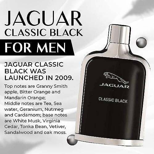 Jaguar Classic Black men cologne by Jaguar Eau De Toilette Spray 3.4 oz