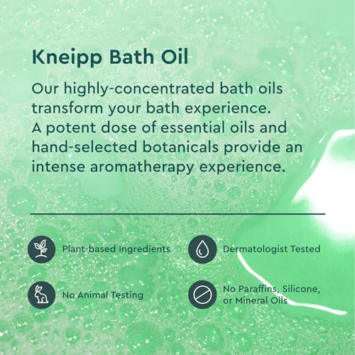 Kneipp Under The Weather Eucalyptus Bath Oil - Good for Respiratory Wellness - Vegan - 3.38 fl oz - Up to 10 Baths