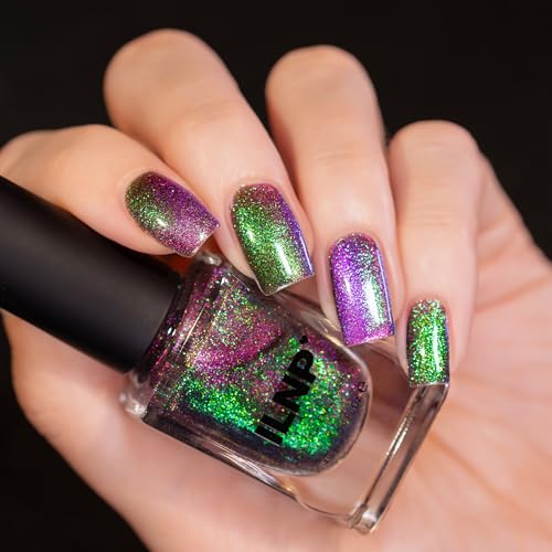 ILNP Warped - Green to Purple Magnetic Shimmer Nail Polish - Vegan, Cruelty Free, Non Toxic