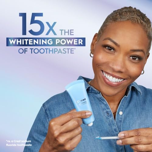 Crest 3DWhite Daily Whitening Serum Overnight Freshness, Leave-on Teeth Whitening Treatment