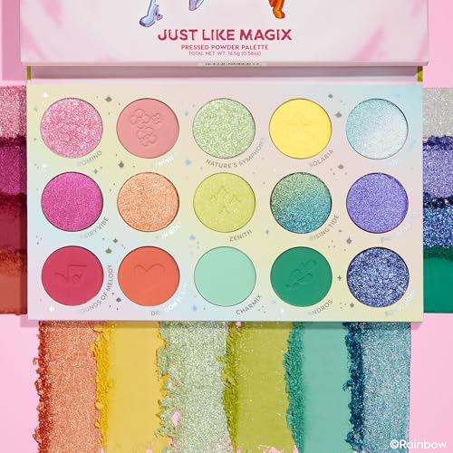 ColourPop Winx Club Shadow Palette - Pastelle Palette with Metallic and Matte Finishes - High-Pigment Makeup with a Long-Wearing Formula - Just Like Magix (0.58 oz)
