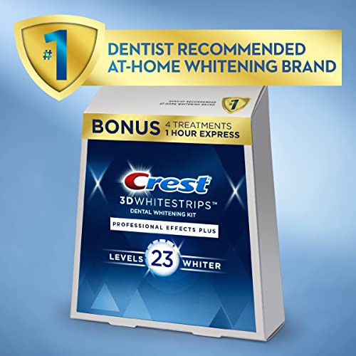 Crest 3D Whitestrips Age Renewal – Teeth Whitening Kit, 24 Treatments (20 + 4 Bonus), Each with 1 Upper/1Lower, 48 Strips – Crest 3DWhite Teeth Whitening Strips