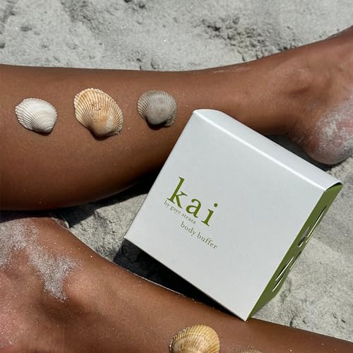 kai Body Buffer, 2 Count, Innovative Bath sponges That Gently exfoliates Skin While Cleansing The Body with a Fresh + Clean Gardenia Scent, Vegan, Cruelty Free, Made in The USA