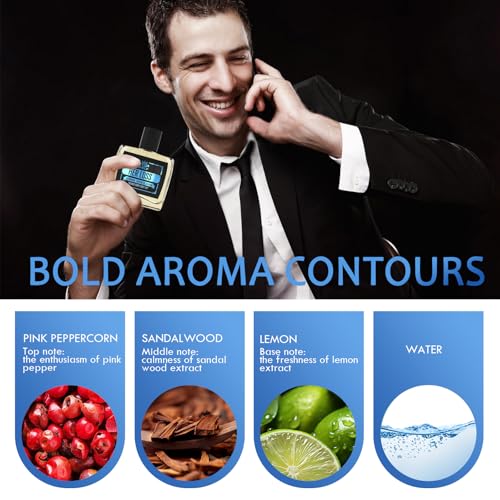 Her Loss Cologne for Men (Pheromone-Enhanced), Herloss Perfume Para Hombre, Top Shelf Pheromone Enhanced Colognes for Men, Long Lasting Scent | Natural Herbal Formula | Awaken Raw Instinct