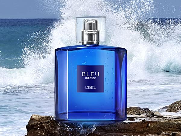 L'BEL - Bleu Intense Perfume para Hombre Larga Duración 100 ml/3.4 Oz