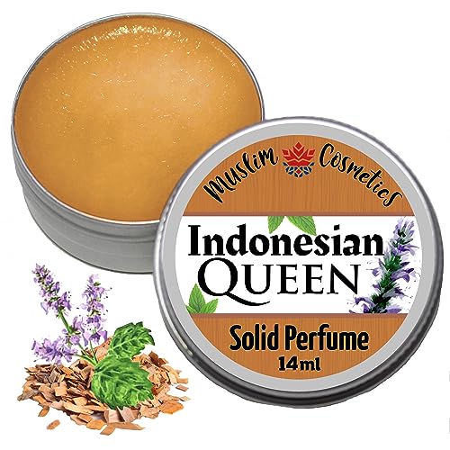 Indonesian Teakwood SOLID Perfume | Pink Grapefruit | Patchouli | Vetiver | Halal | Vegan || Made in Canada - Muslim Cosmetics - Indonesian Queen 0.5oz / 14ml