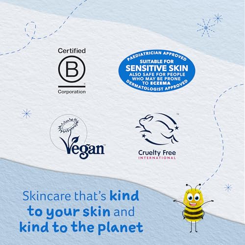 Childs Farm, Kids 3 in 1 Swim, Strawberry and Organic Mint, Body Wash, Shampoo and Conditioner, Suitable for Dry, Sensitive and Eczema-Prone Skin, 8.4 Fl Oz