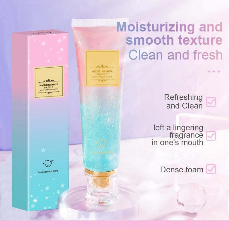 Busaurus Toothpaste, Busaurus Probiotic Whitening Toothpaste Nicotinamide Toothpastes, Remove Tooth Stains, Fresh Breath (1PCS)