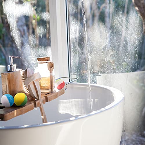 INTEYE Organic Bath Bombs Gift Set, 24 Handmade Fizzies Rich in Essential Oil, Moisturize Dry Skin, Gifts idea for Kids, Her/Him, Wife/Girlfriend, Birthday, Christmas, Mothers Day