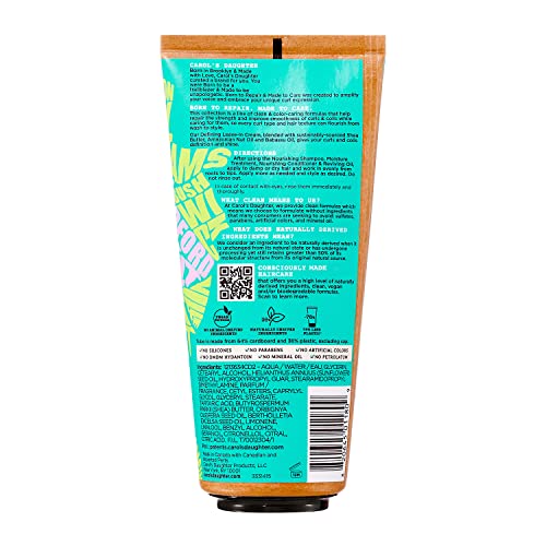 Carol's Daughter Born To Repair Leave In Hair Cream, Moisturizing, Curl Defining and Anti Frizz Hair Care for Curls with Shea Butter, 6.8 Fl Oz