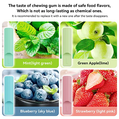 Chewies for Invisalign Aligner,10 Pieces Colorful Aligner Trays Seaters Orthodontic Chewies(Unflavored,Mint,Green Apple,Blueberry,Strawberry)