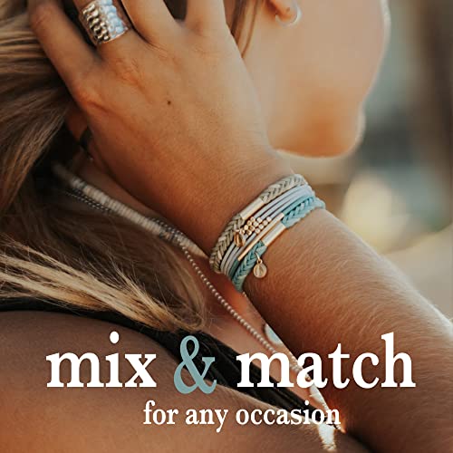 K'lani Hair Tie Bracelets for Women - Elastic Hair Bands That Double as Stylish Jewelry - Dream - Medium