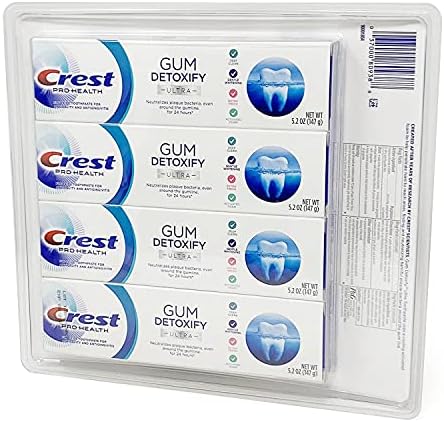 Crest Pro Health Ultra Gum Detoxify Toothpaste (4-Pack, 5.2 oz each)