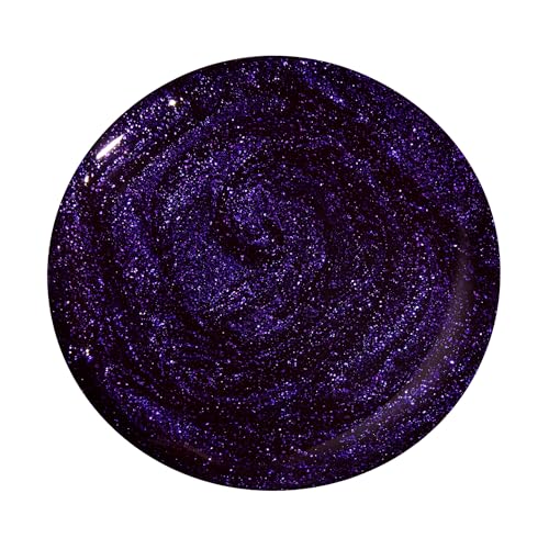 Dazzle Dry Nail Lacquer (Step 3) - Fast Lane - A deep galactic purple with flaky glitter. Full coverage shimmer. (0.5 fl oz)