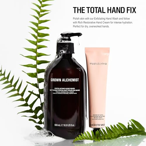 Grown Alchemist Rich Restorative Hand Cream. Persian Rose, Argan Extract. Non-Greasy Intensive Moisturizer to Soothe and Soften Hands (65ml).
