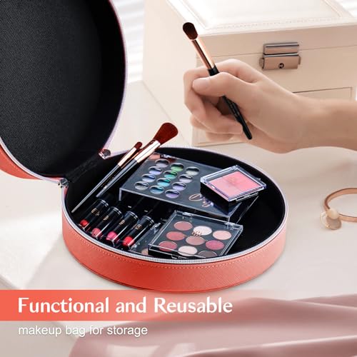 Color Nymph Starter Makeup Kits for Teens Girls With Reusable Case, Beginner Makeup Sets for Preteen, Birthday Valentines Day Makeup Gift Including 38-Colors Eyeshadows Lipglosses Brushes