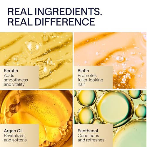 Keratin Hair Mask for Dry Damaged Hair and Growth – Korean Hair Care Mask with Biotin, Hair Gloss & Moisturizer – Deep Conditioning Hair Treatment for Frizzy, Curly, Bleached & Color Treated Hair