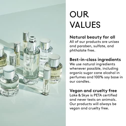 Lake & Skye Santal Gray Eau de Parfum, Long Lasting Fragrance, 1.7 fl oz (50 ml) - Woody Scent