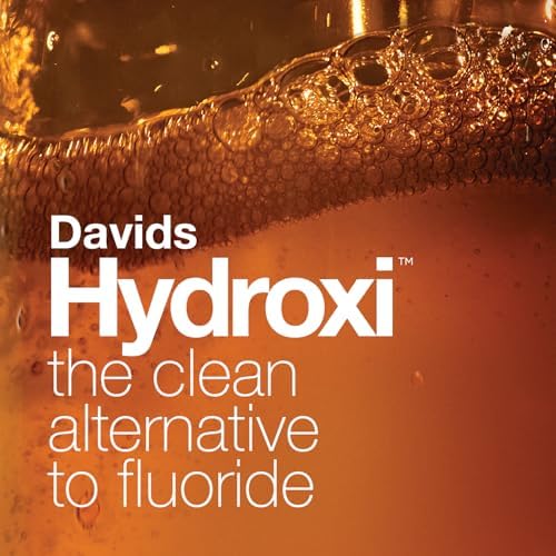 Davids Hydroxi Fresh Breath Mouthwash Starter Kit, Alcohol-Free, Fluoride-Free, Nano-Hydroxyapatite for Remineralizing & Enamel Health, Relieves Dry Mouth, Fresh Mint, 16 fl oz