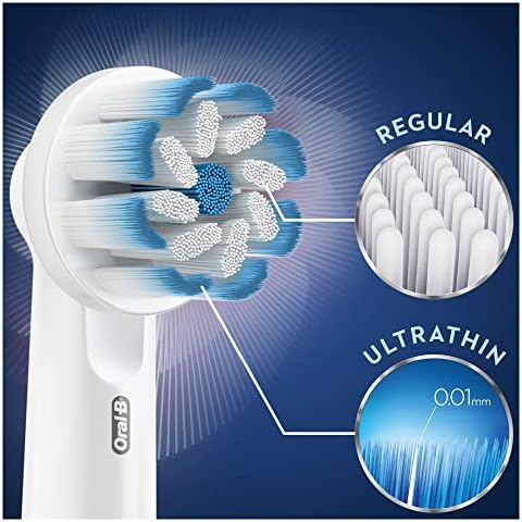 Braun Oral-B 4210201320180 Sensitive Clean Toothbrush Heads for Our Gentle Cleaning, in Letterbox Packaging Pack of 8