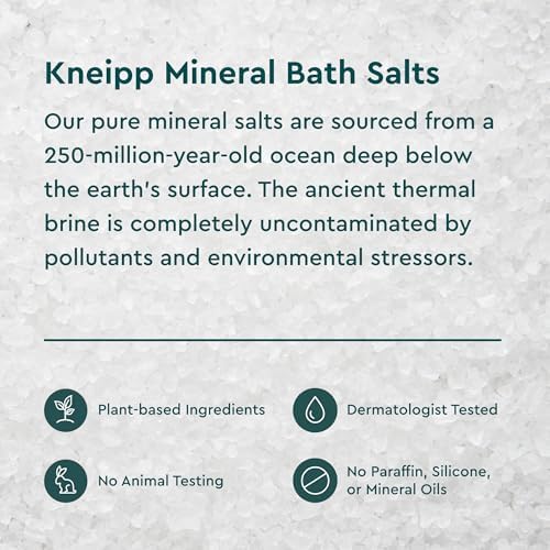 Kneipp Under The Weather Eucalyptus Mineral Bath Salt Mini - 2.12 oz, Pack of 6 - Promotes Respiratory Wellness & Relaxation - 17.6 oz - Up to 6 Baths